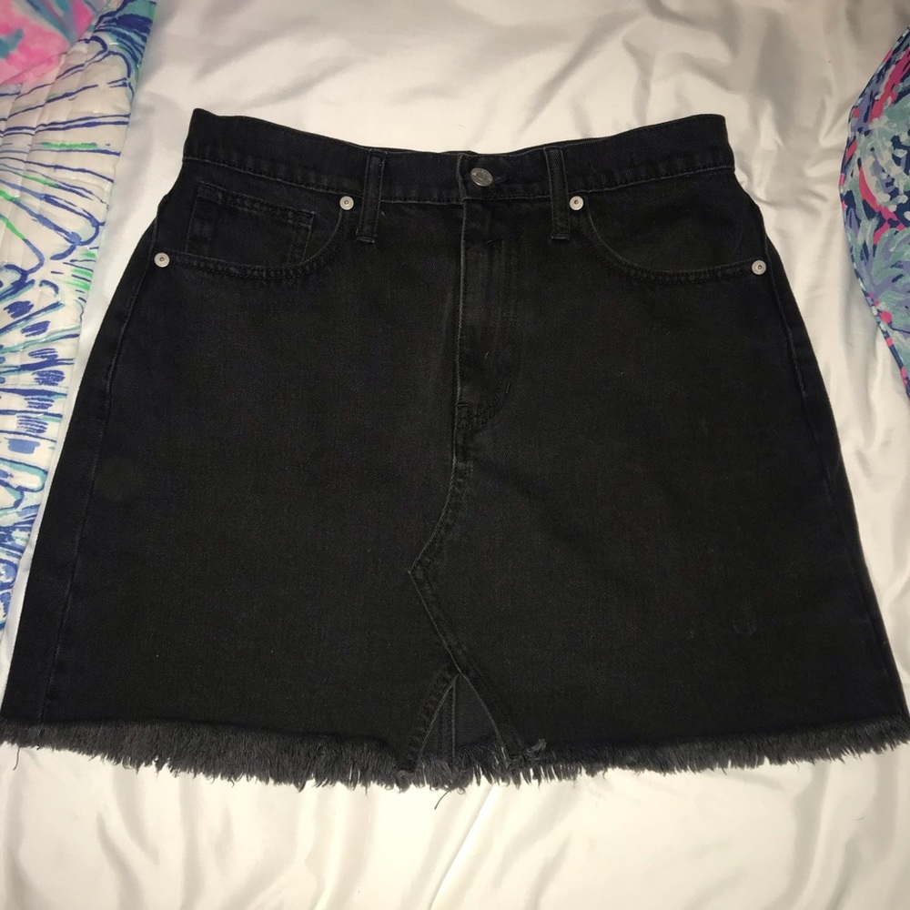 Madewell denim skirt